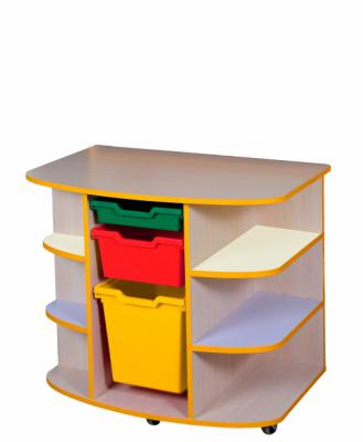 Шафа для зберігання засобів навчання на коліщатах 880х560х750 мм. БРІК